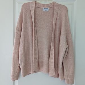 Old Navy Womens Pink Knit Cardigan - XL